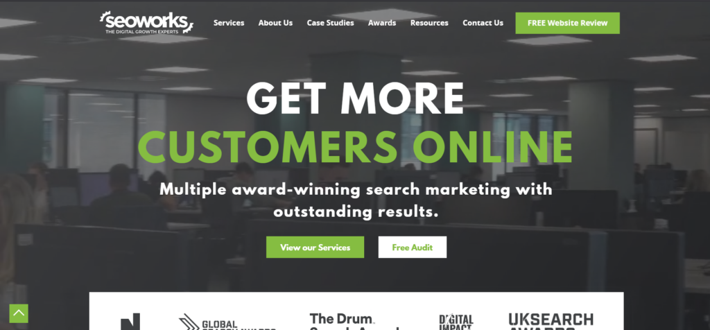 The SEO Works homepage